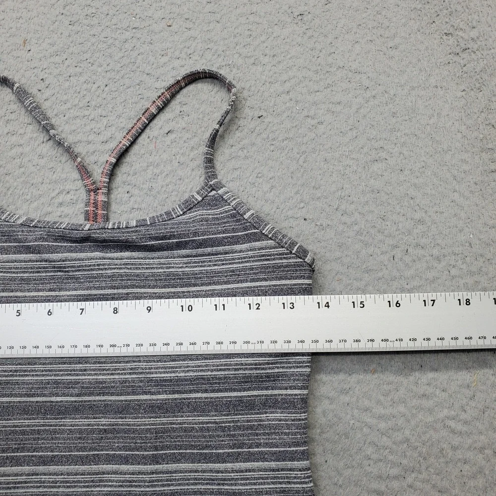 Lululemon Power Y Tank Top Womens 6 Multi Striped Space Dye Racerback Athletic